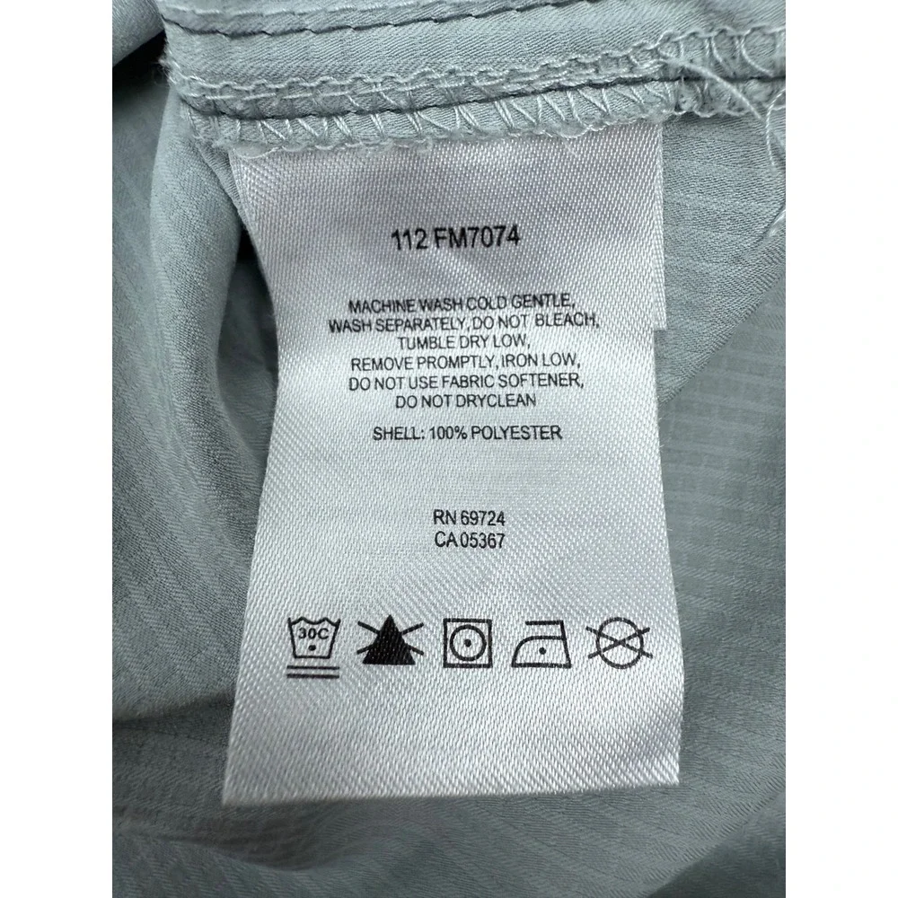 Columbia PFG Fishing Shirt Mens XL Gray Omni Shade Long Sleeve‎ Performance UPF